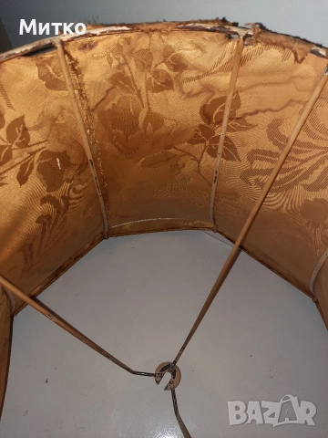 Ретро голям абажур за настолна лампа за реставрация , снимка 7 - Антикварни и старинни предмети - 52878765