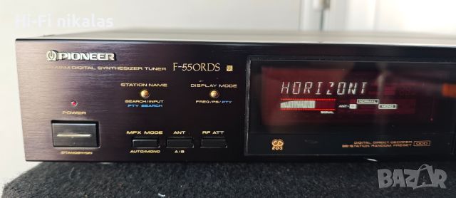 FM rds стерео радио тунер ресийвър PIONEER F-550rds, снимка 4 - Ресийвъри, усилватели, смесителни пултове - 46034216