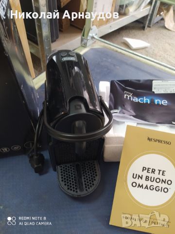 Кафемашина с капсули Delonghi Nespresso Inissia EN80.B, снимка 1 - Кафемашини - 46441418