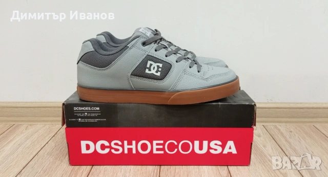 ЧИСТО НОВИ! Обувки, кецове DC EO-Pure Grey, размер 44