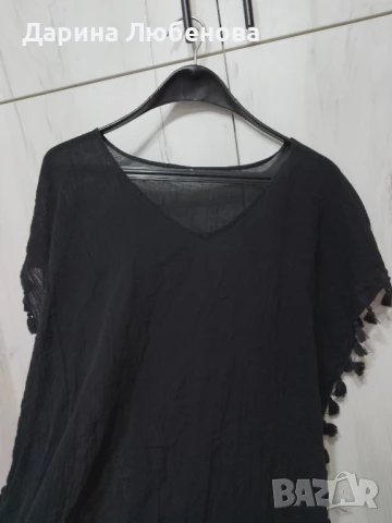 Памучна туника 2,3 ХЛ, снимка 2 - Туники - 50670585