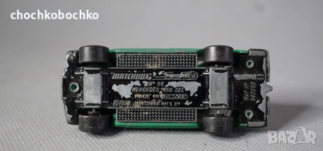 Количка Matchbox Мачбокс BG България Mercedes 450 SEL, снимка 5 - Колекции - 53198276