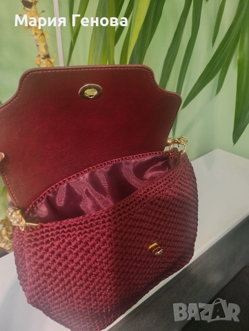 ръчно изработена дамска чанта , снимка 3 - Чанти - 54207460