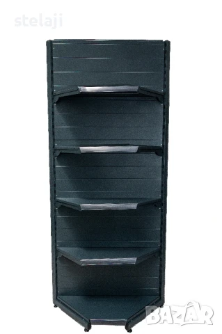 Стелажи за магазин в тъмно сив мат/НОВИ/ЕКО ЛАЙН, снимка 11 - Стелажи и щандове - 50869259