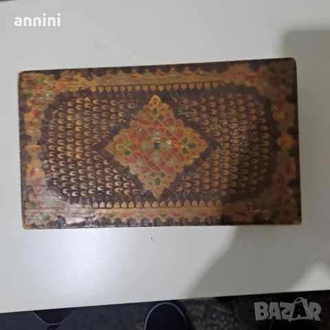  дървена пирографирана кутия 30/20/7  и малка 24/14/7, снимка 17 - Други стоки за дома - 30419026