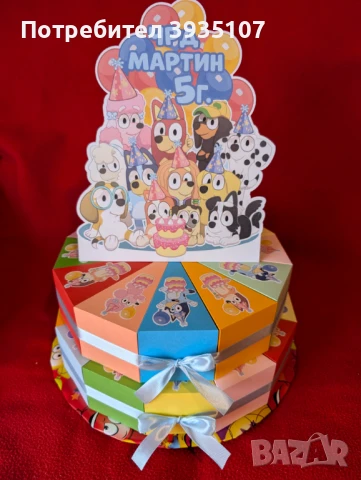 Картонена торта Лабубу, снимка 8 - Други - 50953314