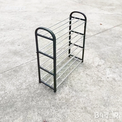 6118 Етажерка за обувки на 4 нива изчистен дизайн, снимка 6 - Органайзери - 51740651