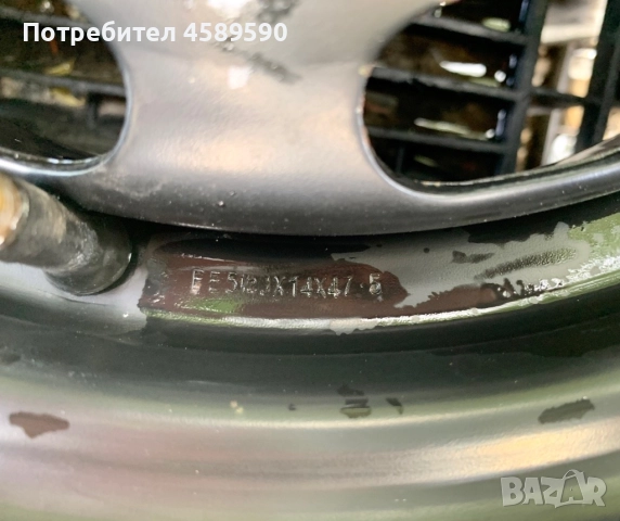 4бр.Оригинални железни джанти 14цола 4x108 за Ford Fiesta,Focus,Ka,Fusion, снимка 9 - Гуми и джанти - 51808307