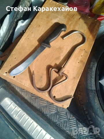 Испански Марков нож за дране и ченгел , снимка 7 - Ножове - 53402309