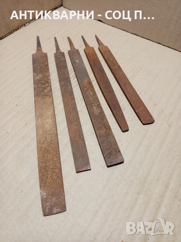 Комплект Соц Стари Калени Пили. , снимка 3 - Антикварни и старинни предмети - 52818233