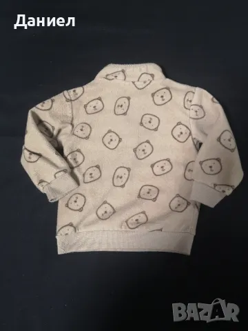 Бебешка поларена блуза, снимка 5 - Бебешки блузки - 50323822