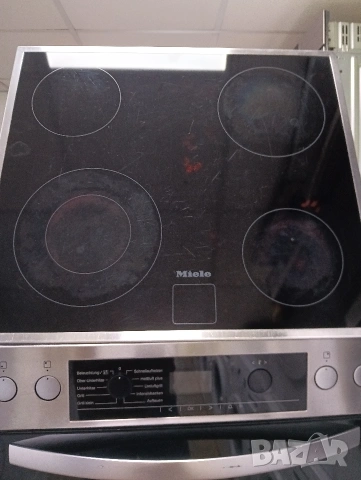 Иноксова печка за вграждане Миеле Miele с керамичен плот Made in Germany с две години гаранция!, снимка 2 - Печки, фурни - 54297746