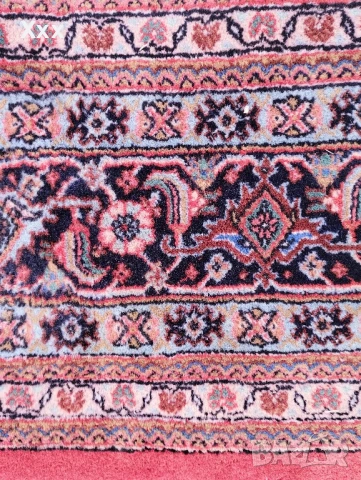 Ръчно тъкан вълнен килим.Ирански.Топ качество за ценители., снимка 6 - Килими - 49668164