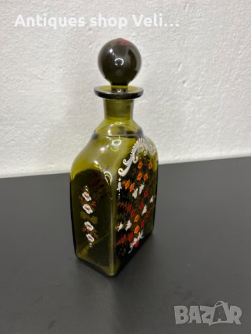Стъклена бутилка №5387 , снимка 4 - Антикварни и старинни предмети - 45747574