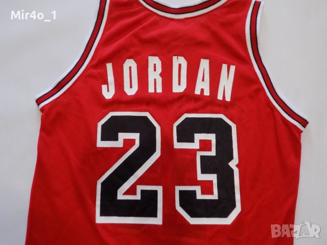 баскетболен потник chicago bulls jordan nba champion vintage екип тениска оригинал спорт S , снимка 4 - Спортни дрехи, екипи - 45845890