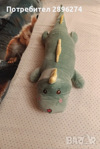 Плюшена играчка, възглавница, динозавърче