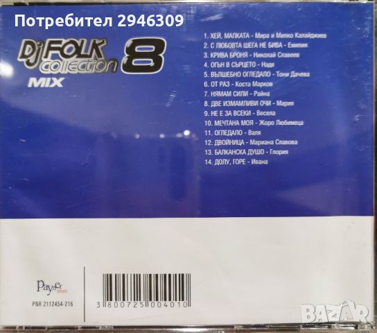 DJ Folk collection 8 Mix 2001, снимка 3 - CD дискове - 45829457