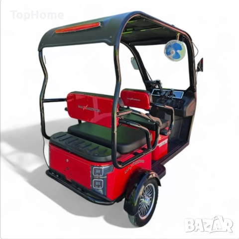 Двуместна триколка MaxMotors с покрив и камера за задно виждане., снимка 5 - Мотоциклети и мототехника - 41286667