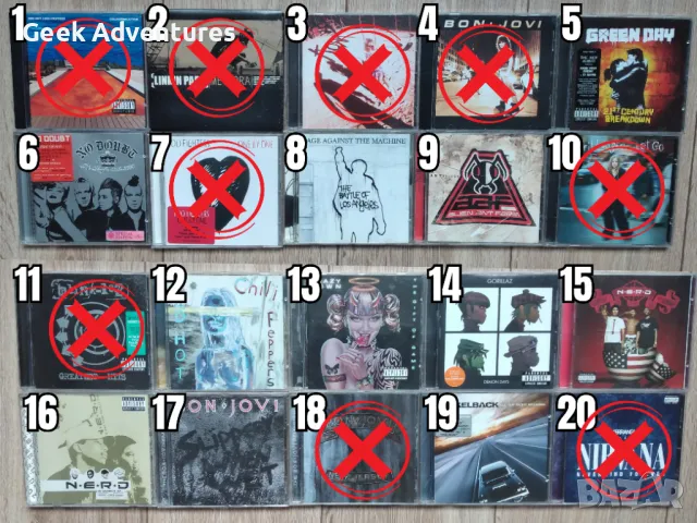 Rock/Punk Metal Music Albums CDs Оригинални Рок Пънк Музикални Дискове, снимка 2 - CD дискове - 46680866