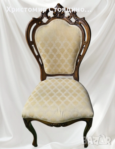 Антични трапезени столове - Барок, снимка 5 - Столове - 52436937