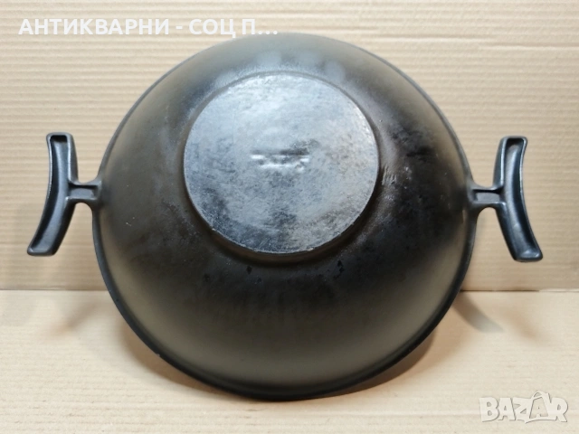 Стар Масивен Чугунен Сач / 4,5 кг. / НОМЕР 1710., снимка 6 - Антикварни и старинни предмети - 53849233