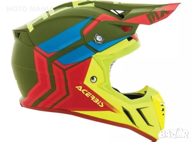 Каска ACERBIS MX HELMET PROFILE 3.0 SNAPDRAGON, снимка 3 - Други - 48788003