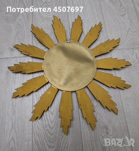 френско позлатено огледало 1950г., снимка 5 - Други ценни предмети - 53035696