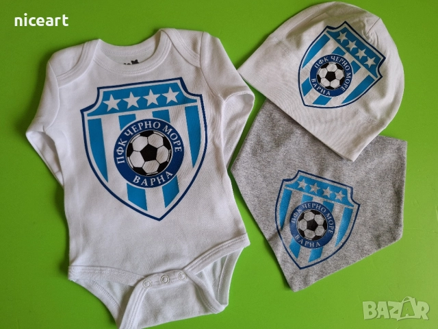 Футболни бодита с емблема, снимка 6 - Бодита за бебе - 52123886