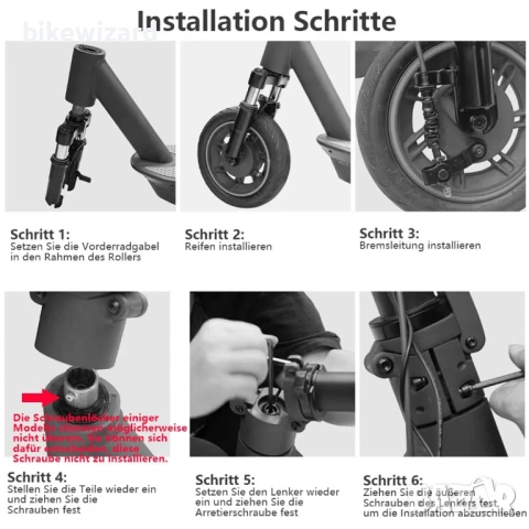 Комплект за подобрение на предното окачване VOLOHAS за тротинетка Segway Ninebot Max G30/G30D  НОВО, снимка 3 - Части за велосипеди - 53639628