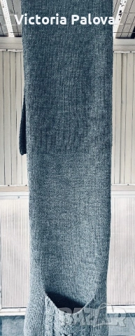 Плетен шал с джобове - идеален за зимата, снимка 5 - Шалове - 53170510