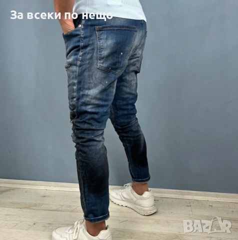 Мъжки Еластични Дънки С Накъсан Ефект Код moskito30, снимка 3 - Дънки - 53844449