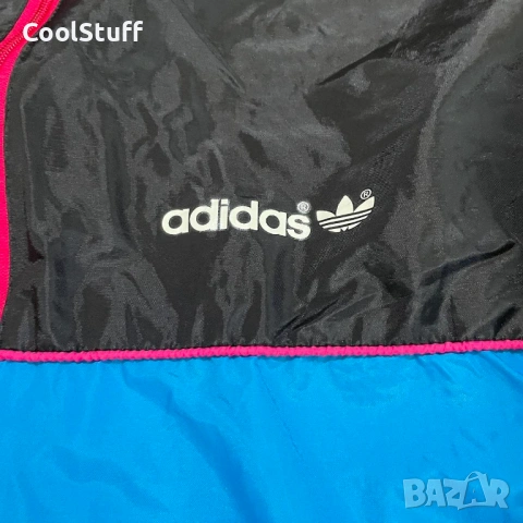 Adidas Vintage Яке Тип Ветровка Размер XL, снимка 3 - Спортни дрехи, екипи - 53905587