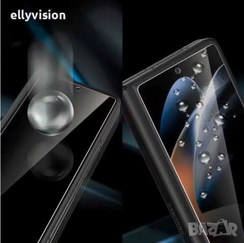 Стъклен протектор Full Privacy за Samsung Galaxy Z Fold, снимка 2 - Калъфи, кейсове - 53843431