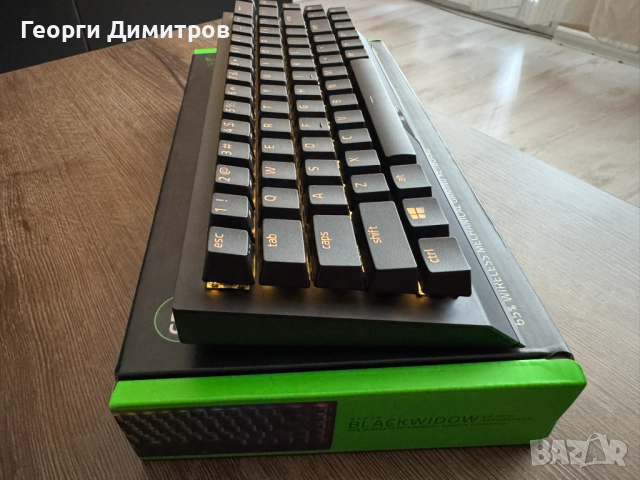 Razer - BlackWidow V3 Mini HyperSpeed,Yellow, Механична клавиатура, снимка 6 - Клавиатури и мишки - 52516755