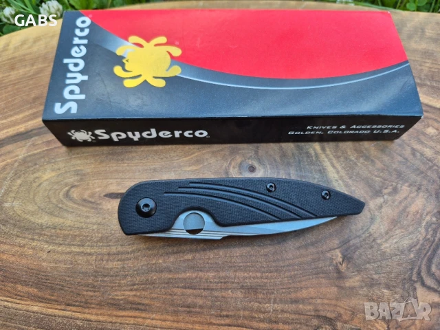 Сгъваем нож Spyderco Des Horn C153, снимка 3 - Ножове - 51273273