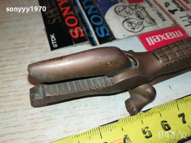 КРОКОДИЛ-МЕД МЕСИНГ 2106251927, снимка 8 - Антикварни и старинни предмети - 50749514