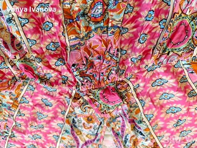  Shein шарена рокля , снимка 5 - Рокли - 50753804