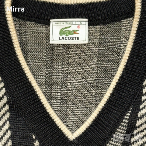 Vintage Lacoste Wool Sweater, снимка 2 - Пуловери - 52139510