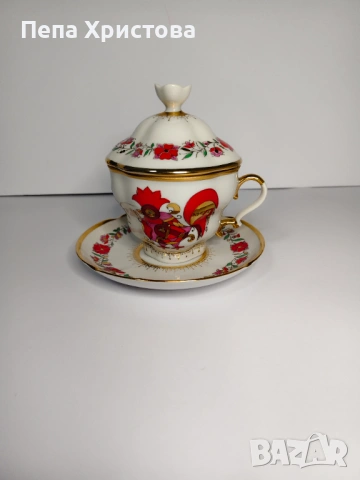 Чаша за чай от руски порцелан ЛФЗ