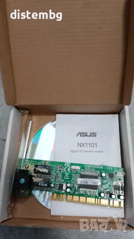 Мрежова карта Asus NX1101 PCI 10/100/1000mbps, снимка 2 - Мрежови адаптери - 49298033