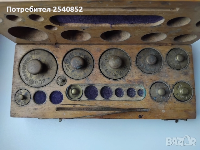 стари тежести за везна. , снимка 3 - Антикварни и старинни предмети - 52288444
