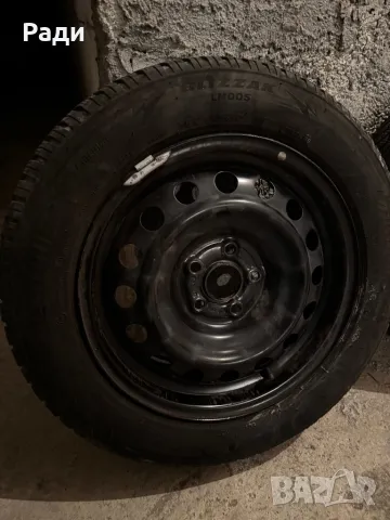 Оригинални джанти с гуми и тазове 5x100 15 Toyota, снимка 6 - Гуми и джанти - 49713765