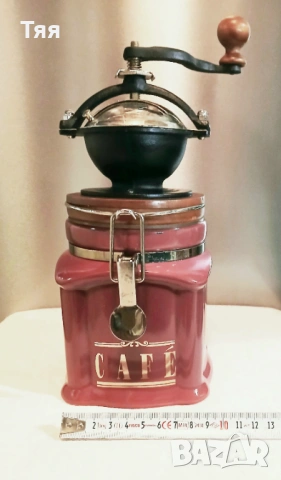 Порцеланова винтидж мелница за кафе , снимка 6 - Антикварни и старинни предмети - 53957319