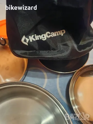 Комплект съдове за готвене KING CAMP Adventurer I pro, снимка 3 - Къмпинг мебели - 48658083