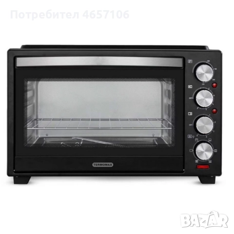 Компактна печка Termomax – фурна + два керамични котлона в едно, снимка 4 - Печки, фурни - 52494535