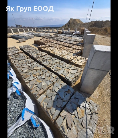 камъни гнайс тикли подова настилка декоративни обли градинско обзавеждане оформен глиц, снимка 15 - Облицовки - 53852346