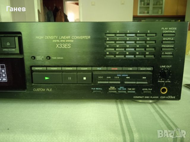 CD Player SONY CDP-X33ES, снимка 3 - Декове - 46005075