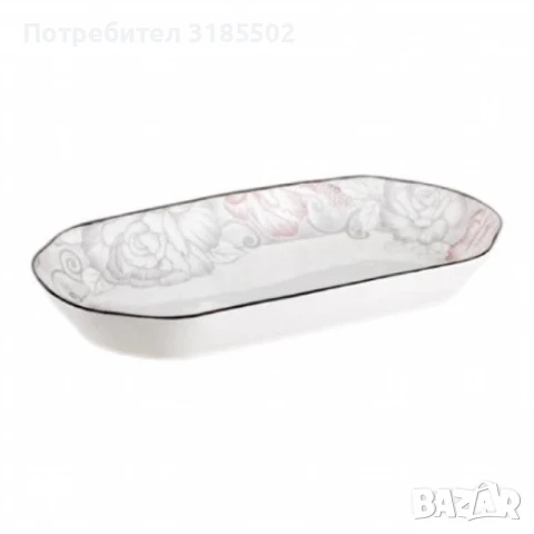 Овална керамична чиния 12,5"