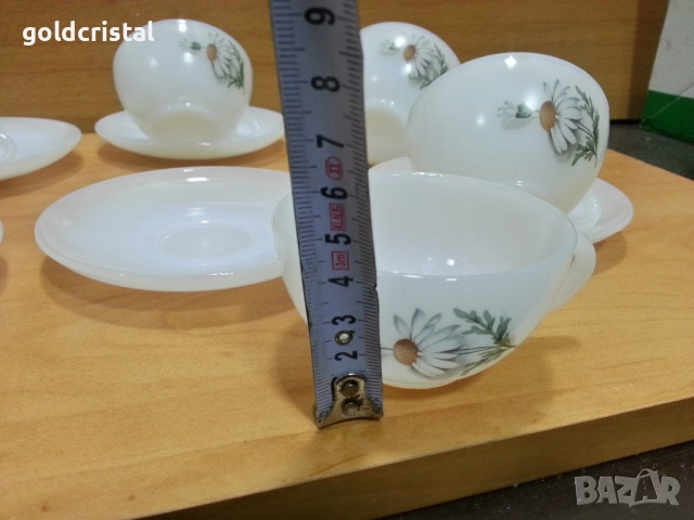 френски аркопал чаши за кафе , снимка 4 - Антикварни и старинни предмети - 51613338