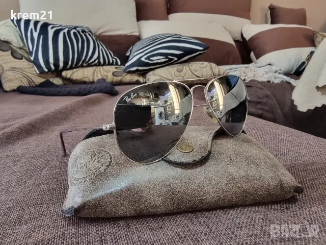 Ray-Ban Aviator унисекс слънчеви очила, снимка 7 - Слънчеви и диоптрични очила - 47360261